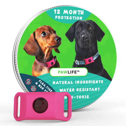 PawLife™ - 12 Months Flea and Tick Tags for Dogs