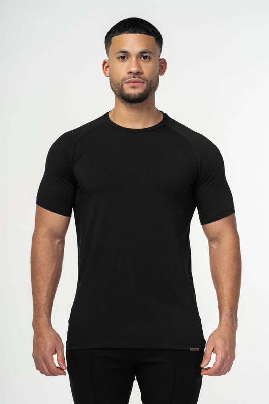 MUSCLE T-SHIRT - BLACK