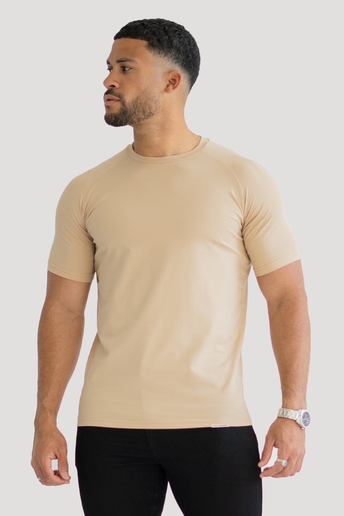 MUSCLE T-SHIRT 3-PACK - CREAM