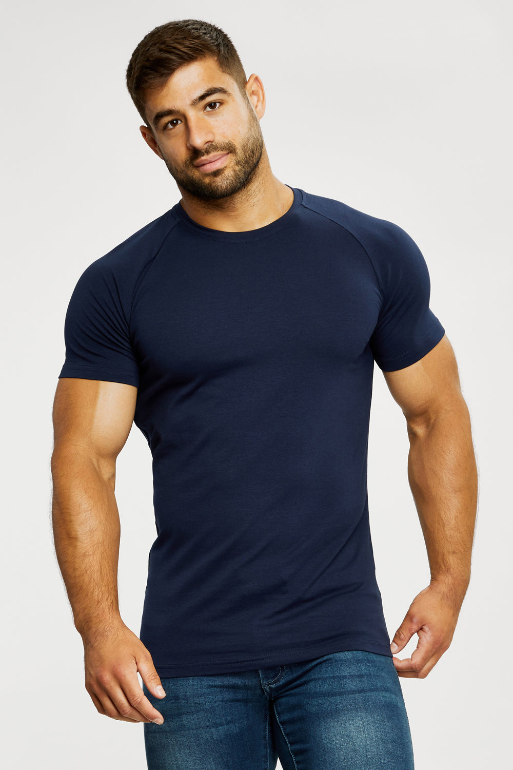 MUSCLE T-SHIRT - NAVY