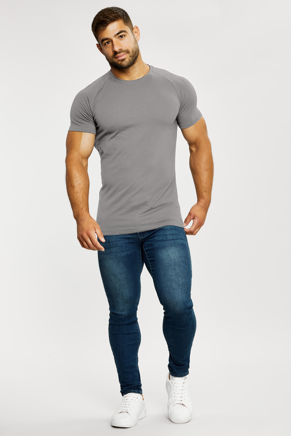 MUSCLE T-SHIRT - GREY