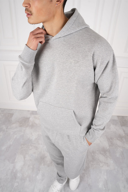 DAY TO DAY SLIM FIT FULL TRACKSUIT - GREY