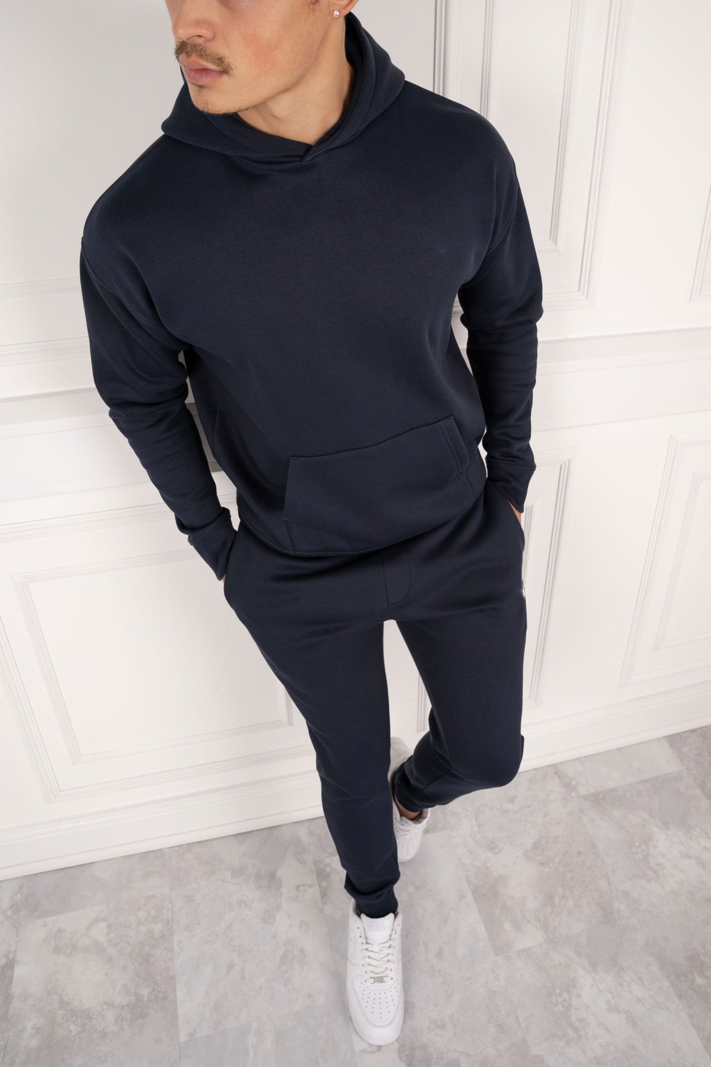 DAY TO DAY SLIM FIT FULL TRACKSUIT - NAVY