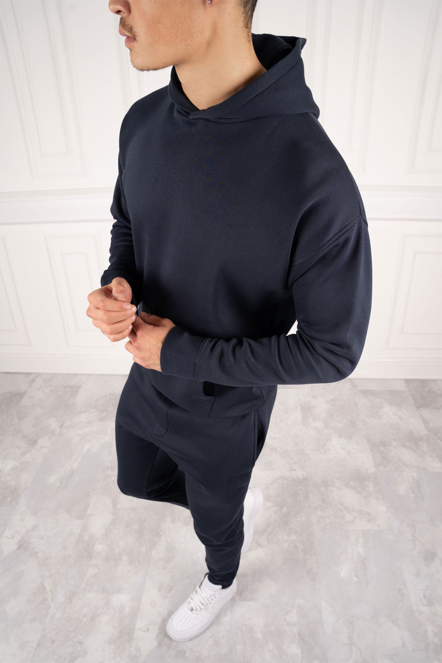 DAY TO DAY SLIM FIT FULL TRACKSUIT - NAVY