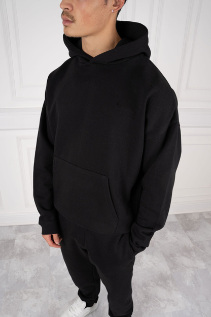 DAY TO DAY OVERSIZED FULL TRACKSUIT - BLACK