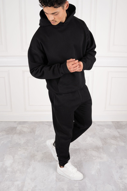 DAY TO DAY OVERSIZED FULL TRACKSUIT - BLACK