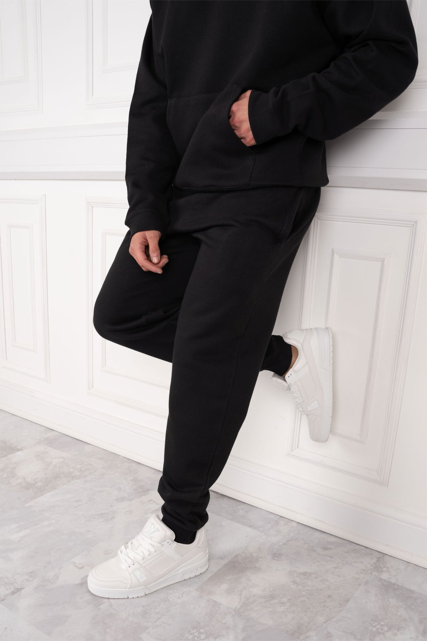 DAY TO DAY OVERSIZED FULL TRACKSUIT - BLACK