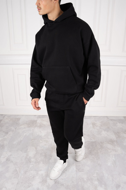 DAY TO DAY OVERSIZED FULL TRACKSUIT - BLACK