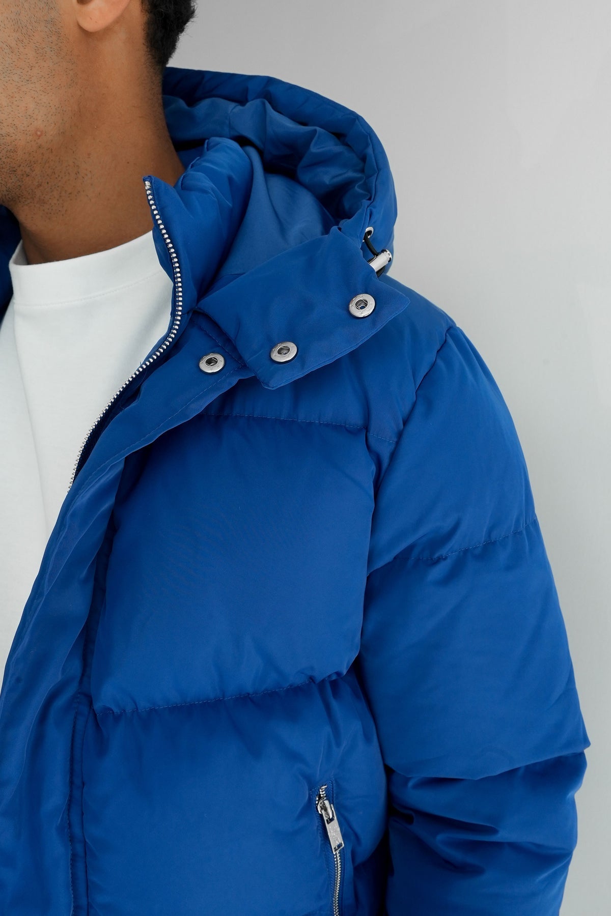 INSULATED PUFFER JACKET - BLUE