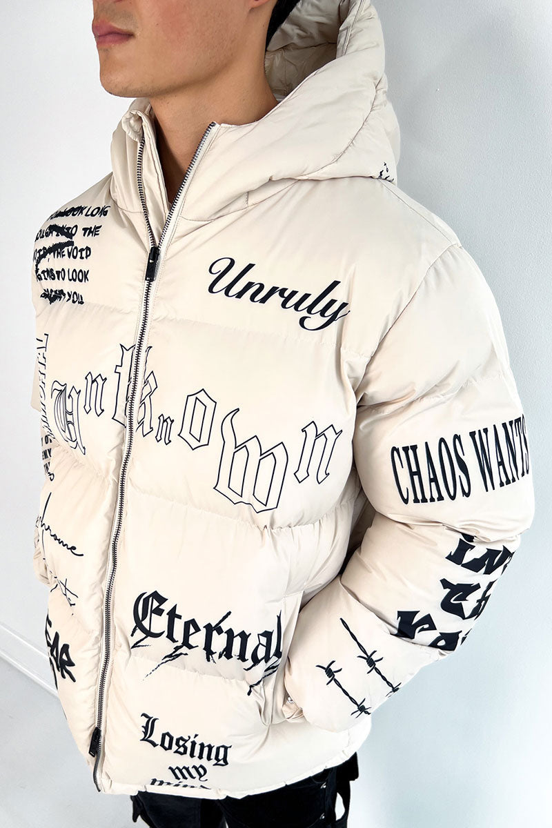 ETERNAL PUFFER JACKET - OFF-WHITE