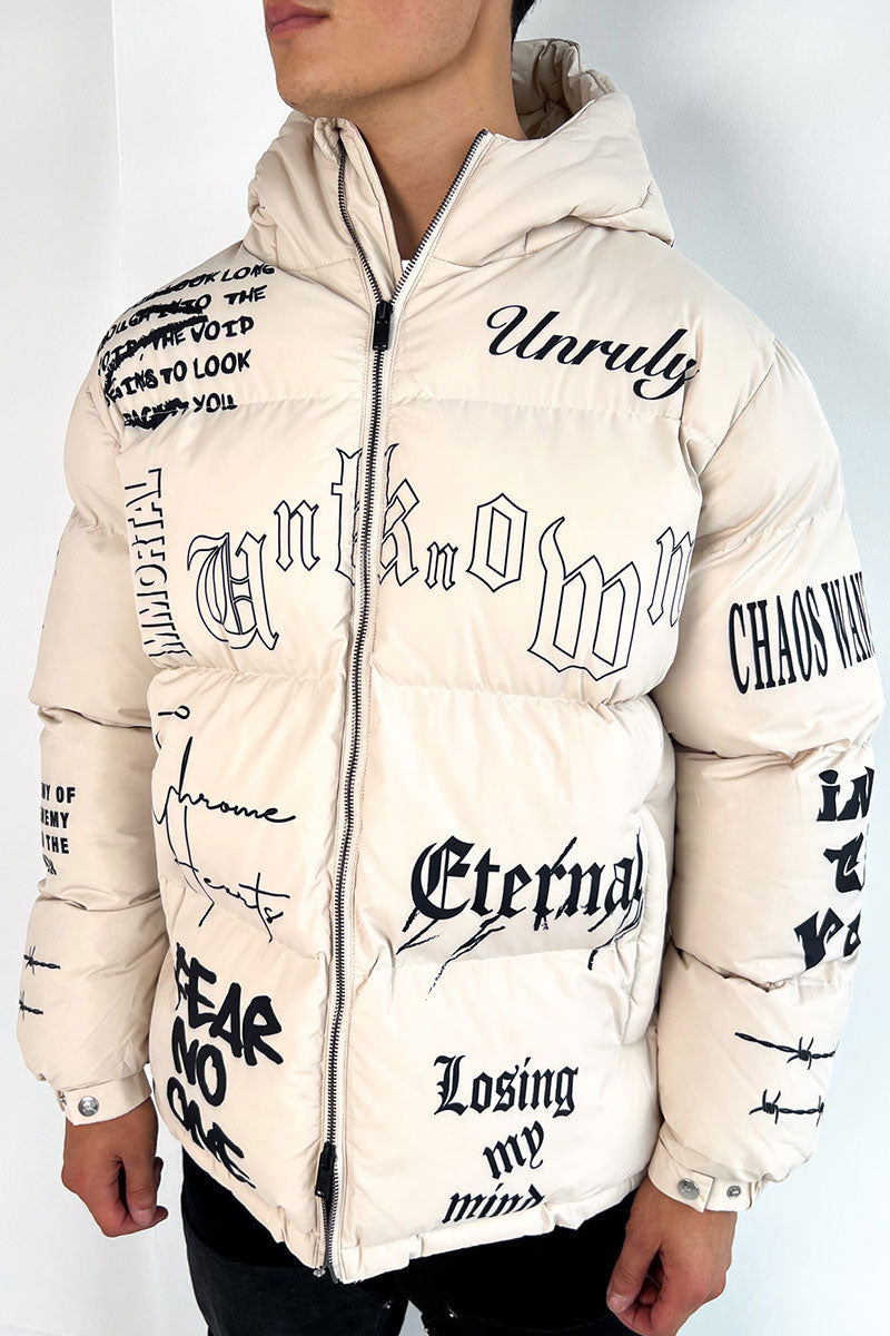 ETERNAL PUFFER JACKET - OFF-WHITE