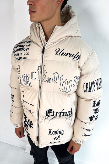 ETERNAL PUFFER JACKET - OFF-WHITE