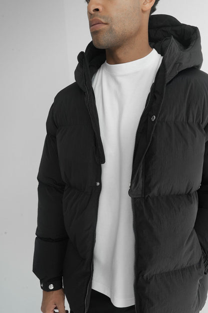 TECHNICAL PUFFER JACKET - BLACK