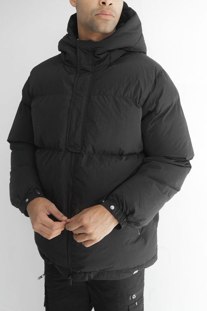 TECHNICAL PUFFER JACKET - BLACK