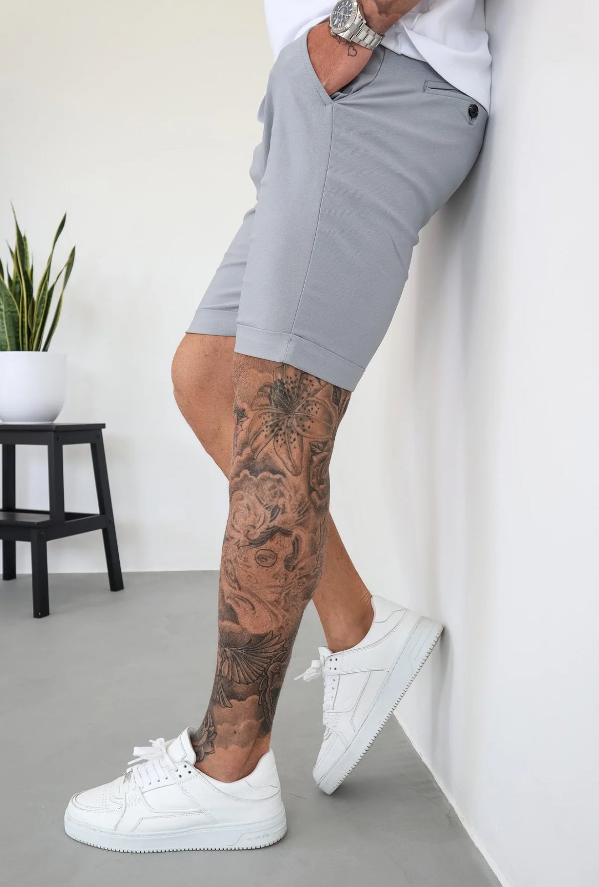 THE AVANI SHORTS- GREY