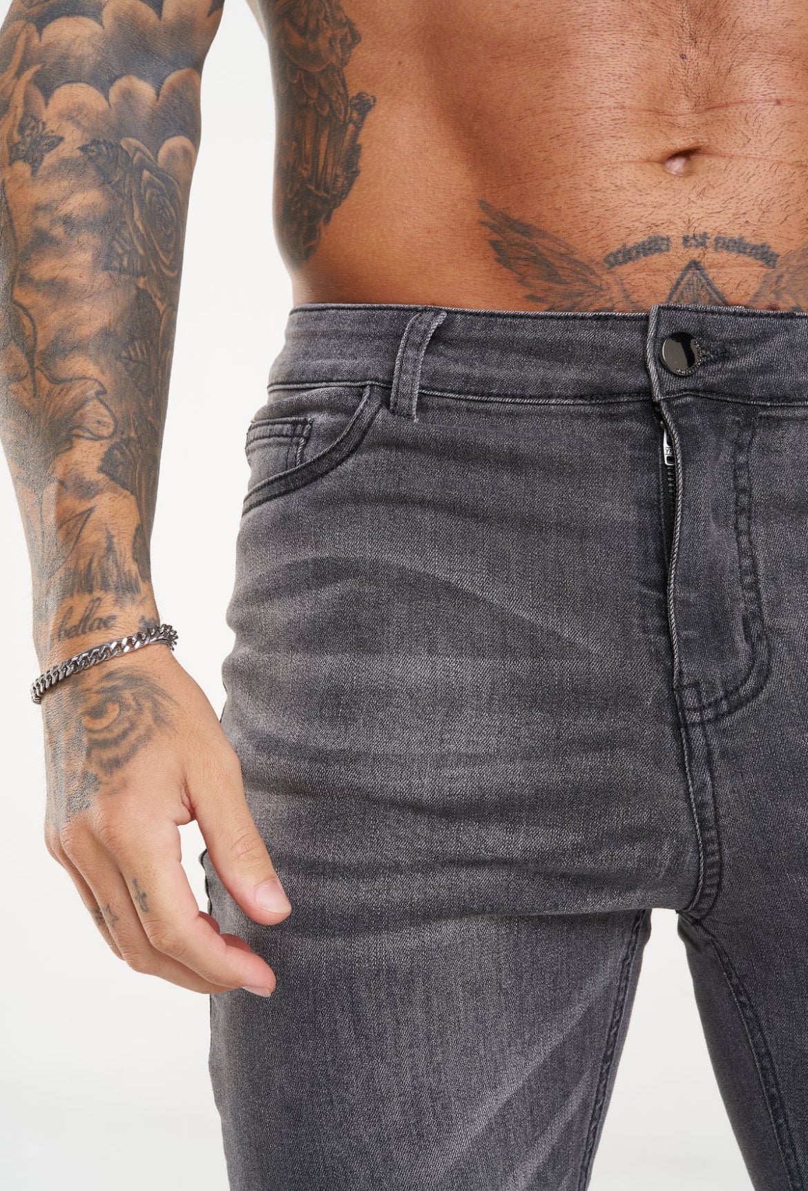 THE LORENZO JEANS - DARK GREY