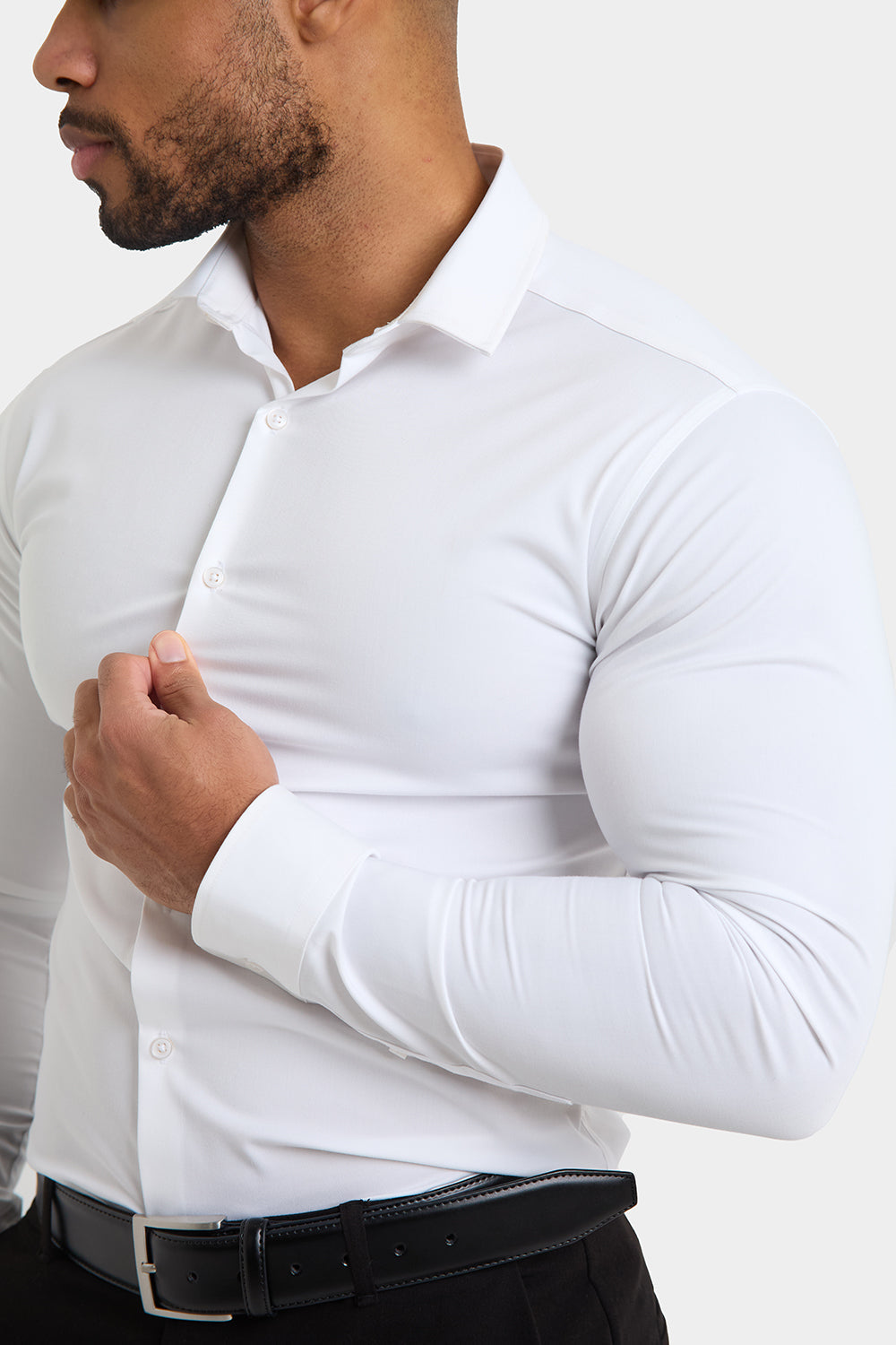 THE ATHLETIC STRETCH SHIRT - WHITE