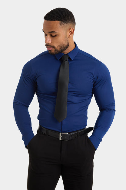 THE ATHLETIC STRETCH SHIRT - NAVY