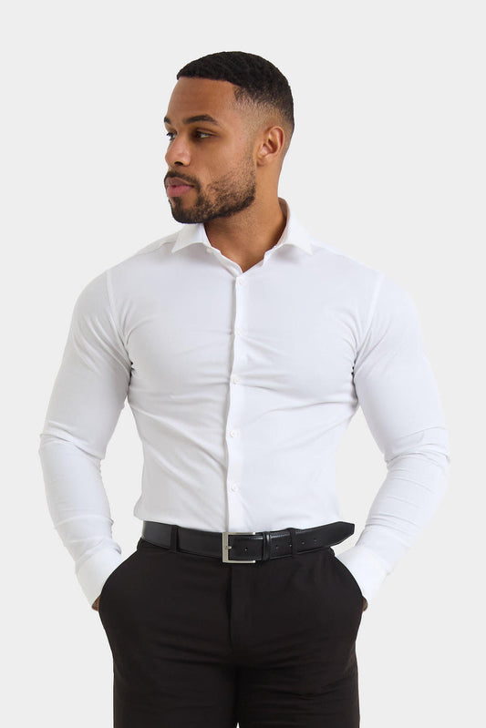 THE ATHLETIC STRETCH SHIRT - WHITE