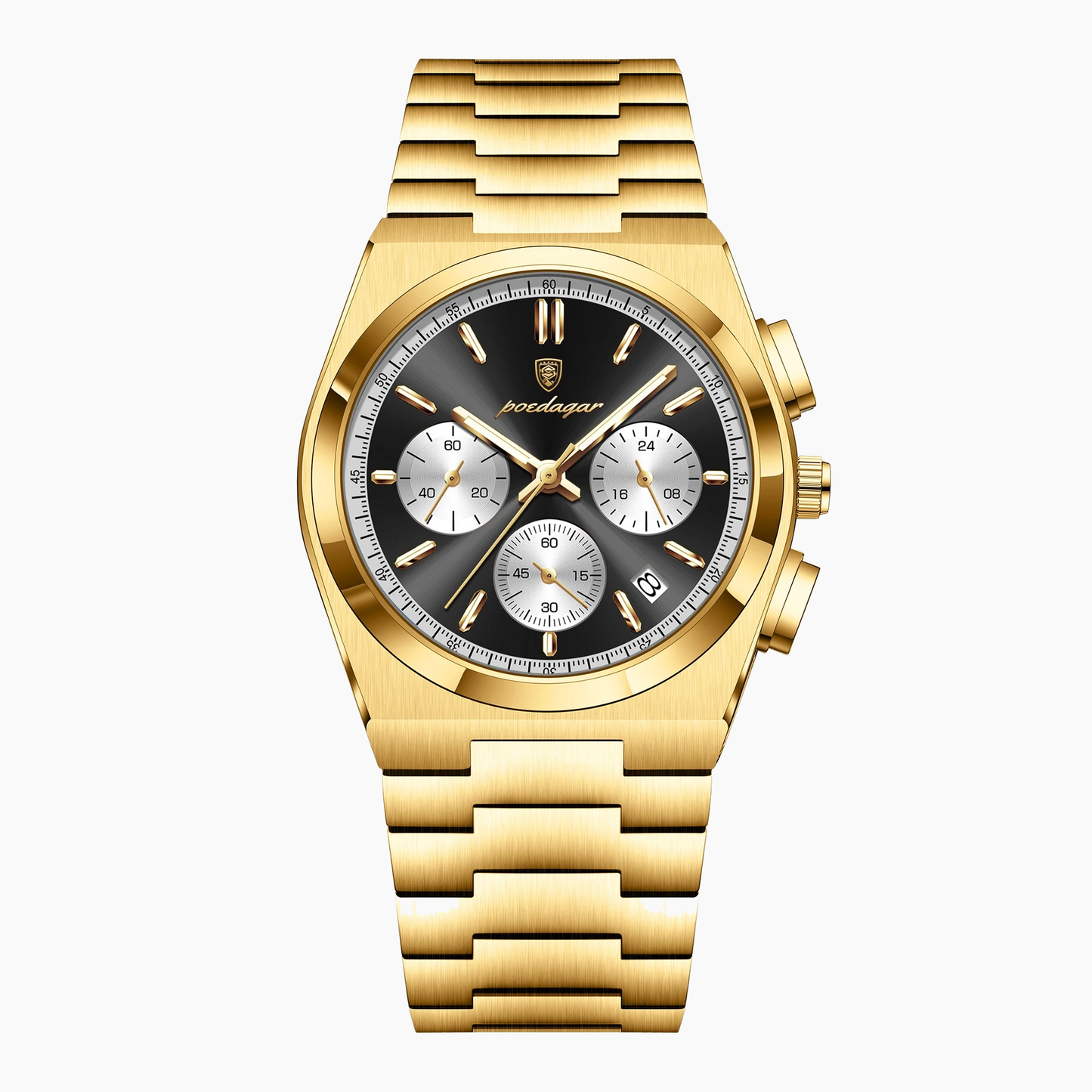 CHRONO S2 GOLD  - OBSIDIAN | LUXURY WATCH